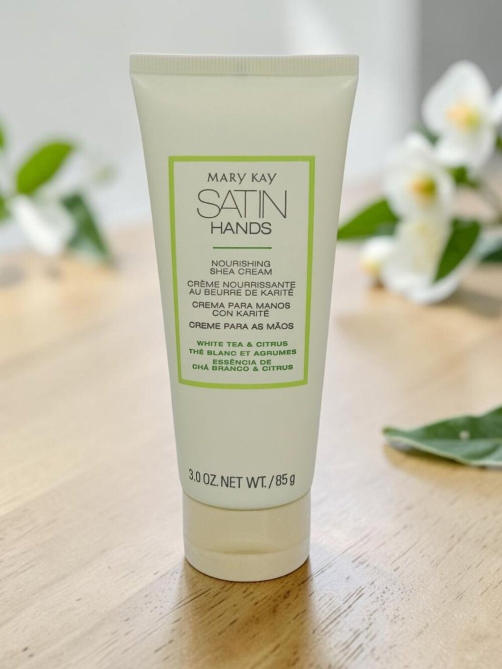 Mary Kay Satin Hands Nourishing Shea Cream White Tea & Citrus 3 Oz Tube